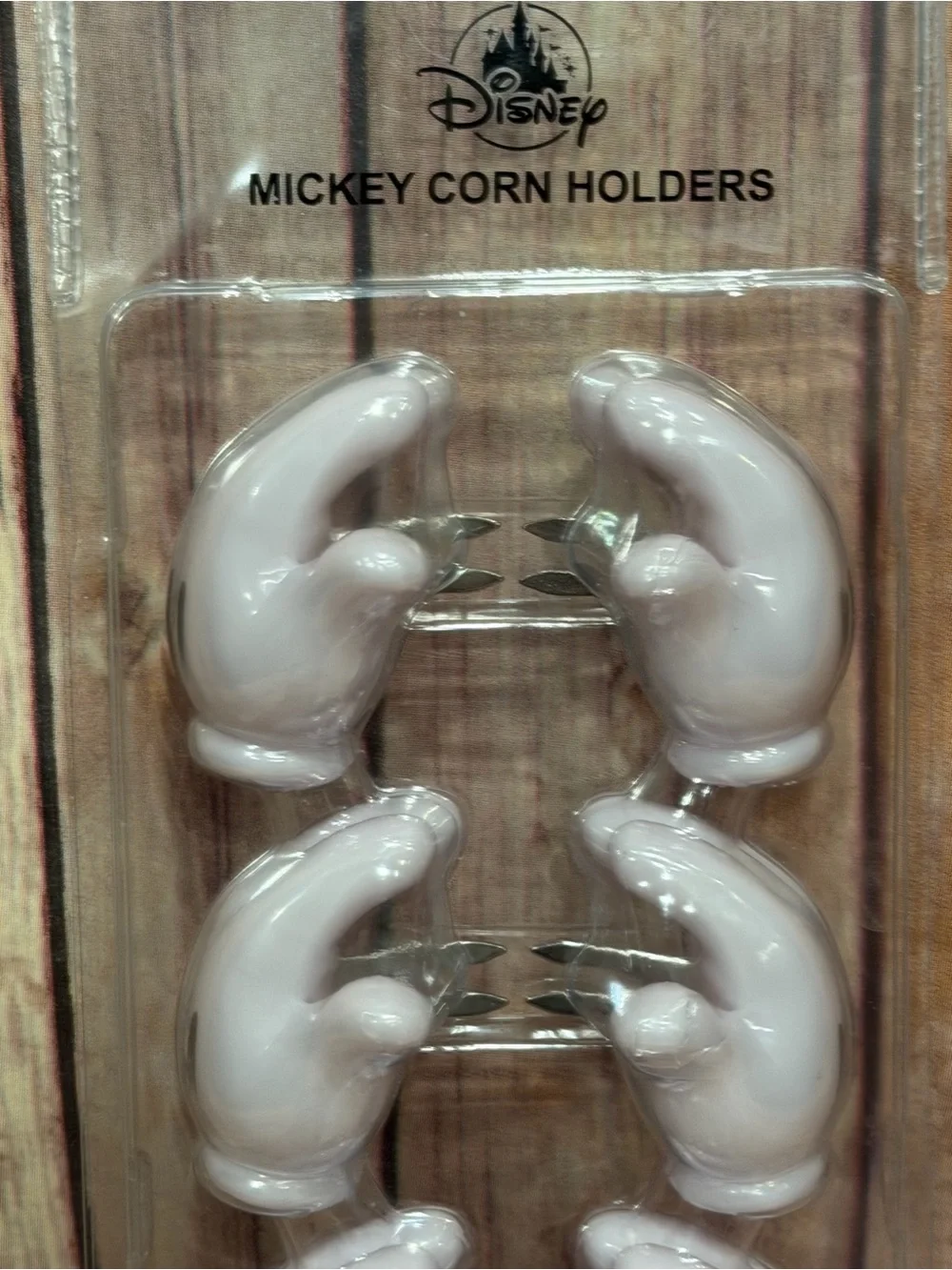 ✨NWT✨ Disney Parks Mickey Mouse Glove Corn Holders - Set of 4 (8 total)